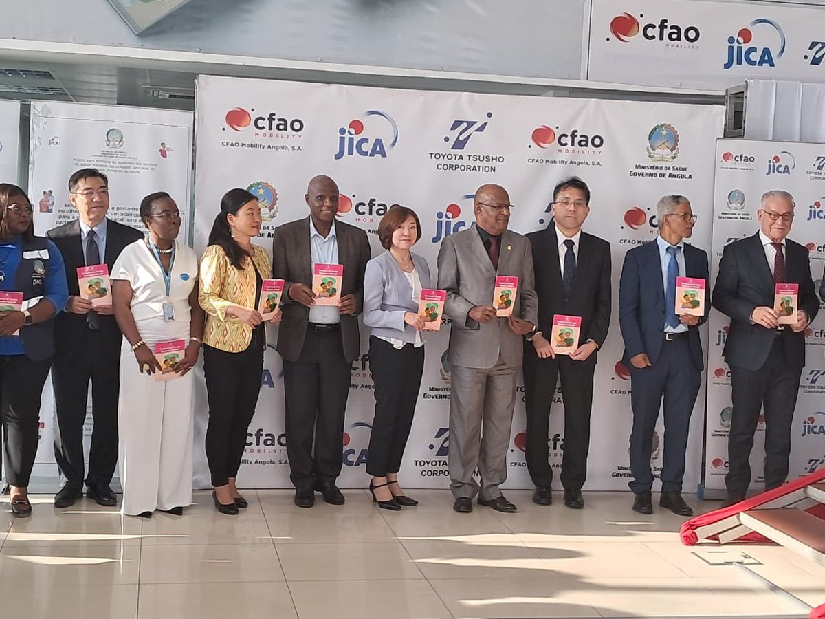 Angola received the new Maternal and Child Health Booklets!
@WHO_Angola provided technical support in updating content and integrating guidelines for a positive experience during antenatal care, childbirth, and postpartum.

#MaternalHealth #Angola