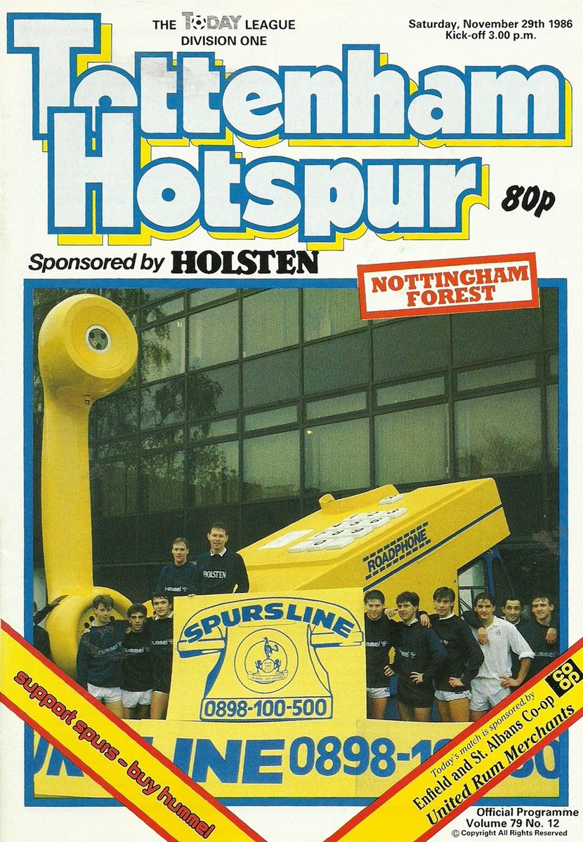 Sledgehammer product placement on programme covers.  We love it.
Show us yours. 

#gotnotgot #bcfc #ltfc #thfc #nufc