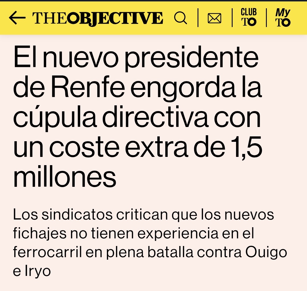 Ni para mejorar infraestructuras, ni para dar servicio a los españoles. Mientras viajar con Renfe se convierte en una desventura, mientras eliminan trayectos y dejan aislada a la España rural...