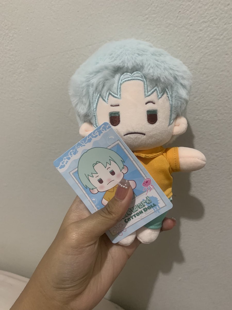 nekosfm's tweet photo. WTT Pop Mart x SpongeBob Cotton Doll Pendant 
have: squidward
Want: patrick 
Masih good condi krn baru beli kemarin #wtt https://t.co/dT6Sjz9TAb