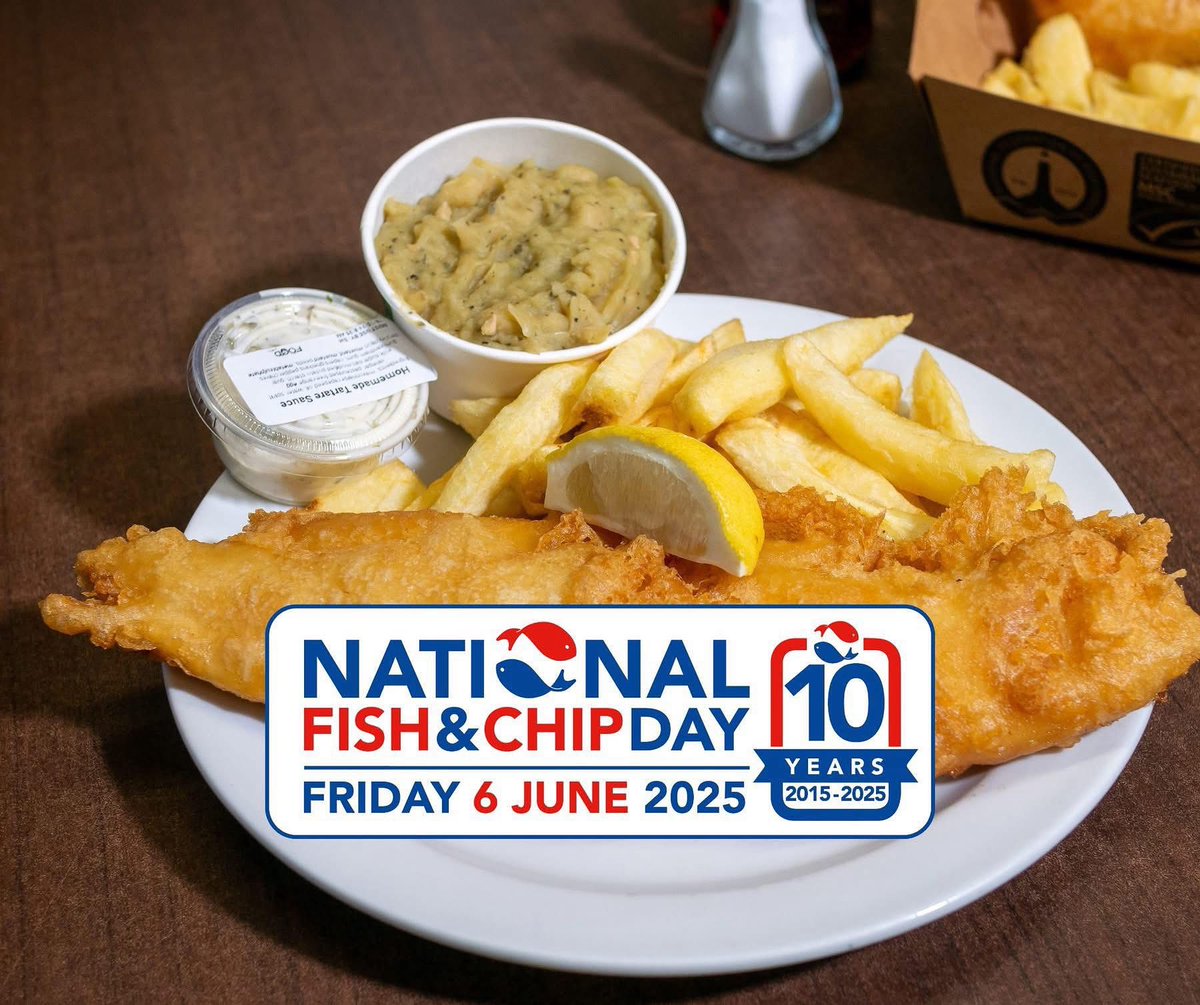 Happy National fish and chip day 2025!

Whether it’s some fantastic Lady Jane, tasty crispy Lady Anna, or fresh new season Accord (coming soon!) let’s celebrate our delicious and nutritious national dish in style!