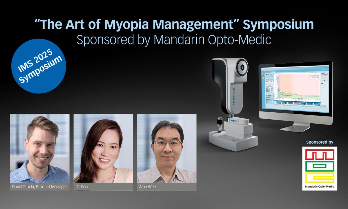 Discover modern #myopia management! See how leading clinicians are using Lenstar Myopia to turn data into decisions.

Watch now: ow.ly/27eh50W3sUP

Special thanks to Mandarin Opto-Medic Co Pte Ltd for hosting &amp; sponsoring this session.
#haagstreit #myopiamanagement