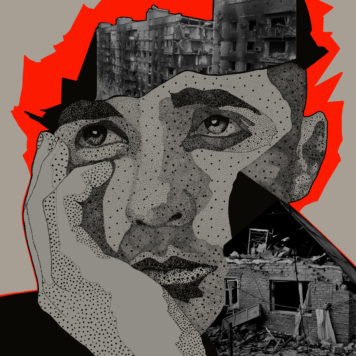 This art may never find collector.
And it will be for the best, because only those who have been burned by war will be able to understand and feel it, and I don’t wish that on anyone.