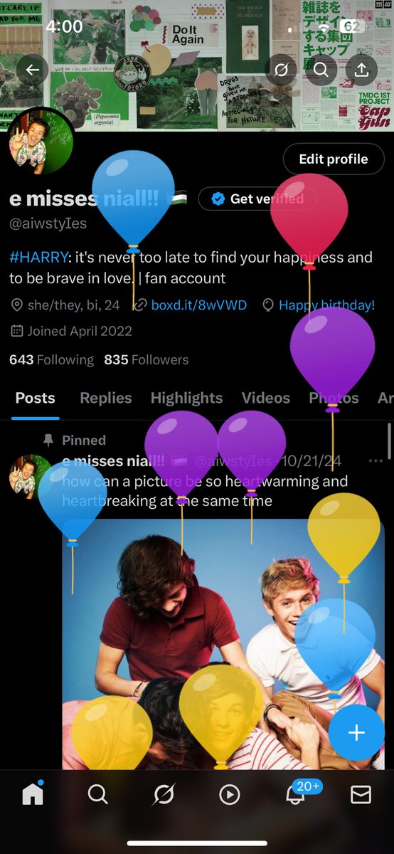 aiwstyIes's tweet image. it&apos;s my birthdaaay!!
