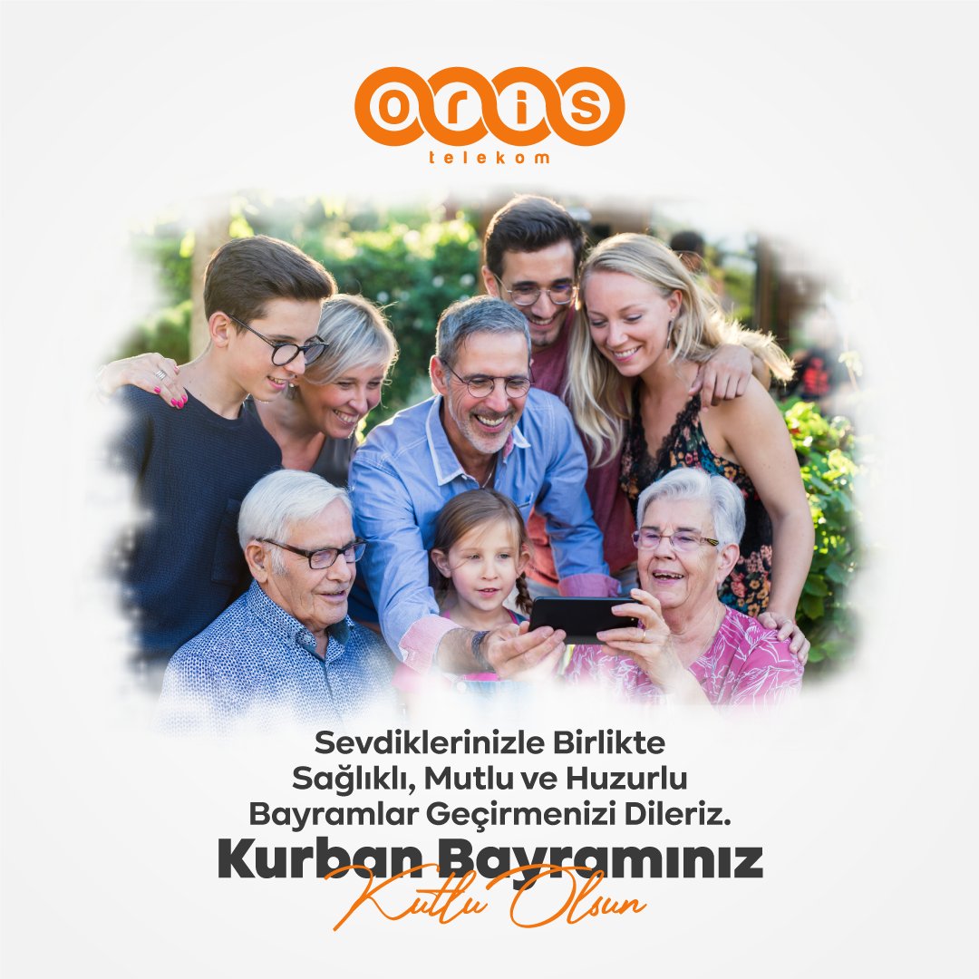 Kurban Bayramınız Kutlu Olsun💐
Oris Telekom ailesi olarak, sevdiklerinizle daima bağlantıda kalacağınız sağlık ve mutluluk dolu bir bayram dileriz.
 #OrisTelekom #KurbanBayramı