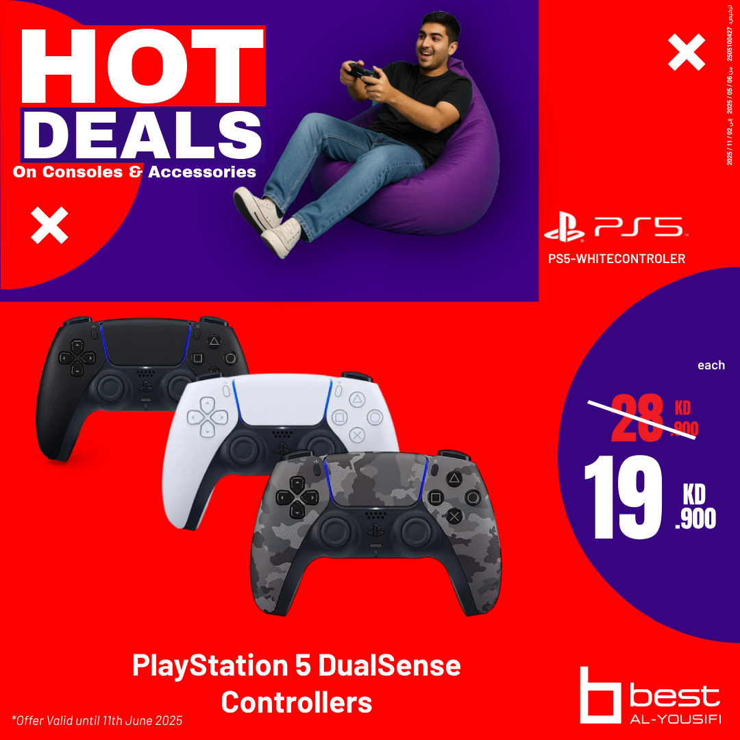 BestAlYousifi's tweet photo. 🔥أقوى العروض على بلايستيشن 5! 🎮
استمتع بخصومات مميزة على جميع إصدارات PS5 – الرقمي، نسخة الأقراص، وحدات التحكم، ونظارة PlayStation VR2. لا تفوّت الفرصة! 🕹️💥
متوفر أونلاين وفي المعارض.
Order now: https://t.co/rel32LwNQn
#Bestalyousifi #PS5 #PlayStation #VR2 #GamingOffers https://t.co/AWFnj32Pi4
