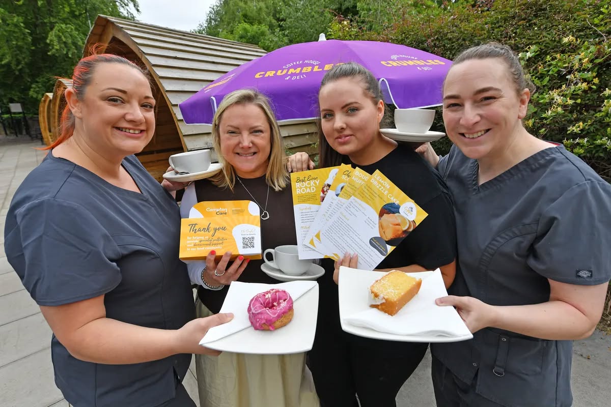 Today is the start of Cuppa for Compton Week and National Donut Day! 🍩

To celebrate our cafes and coffee shops have a special cuppa and cake offer and a raffle to win a fabulous hamper of baking goodies! comptoncare.org.uk/support-us/cup… 

Photo courtesy of the Express &amp; Star.
