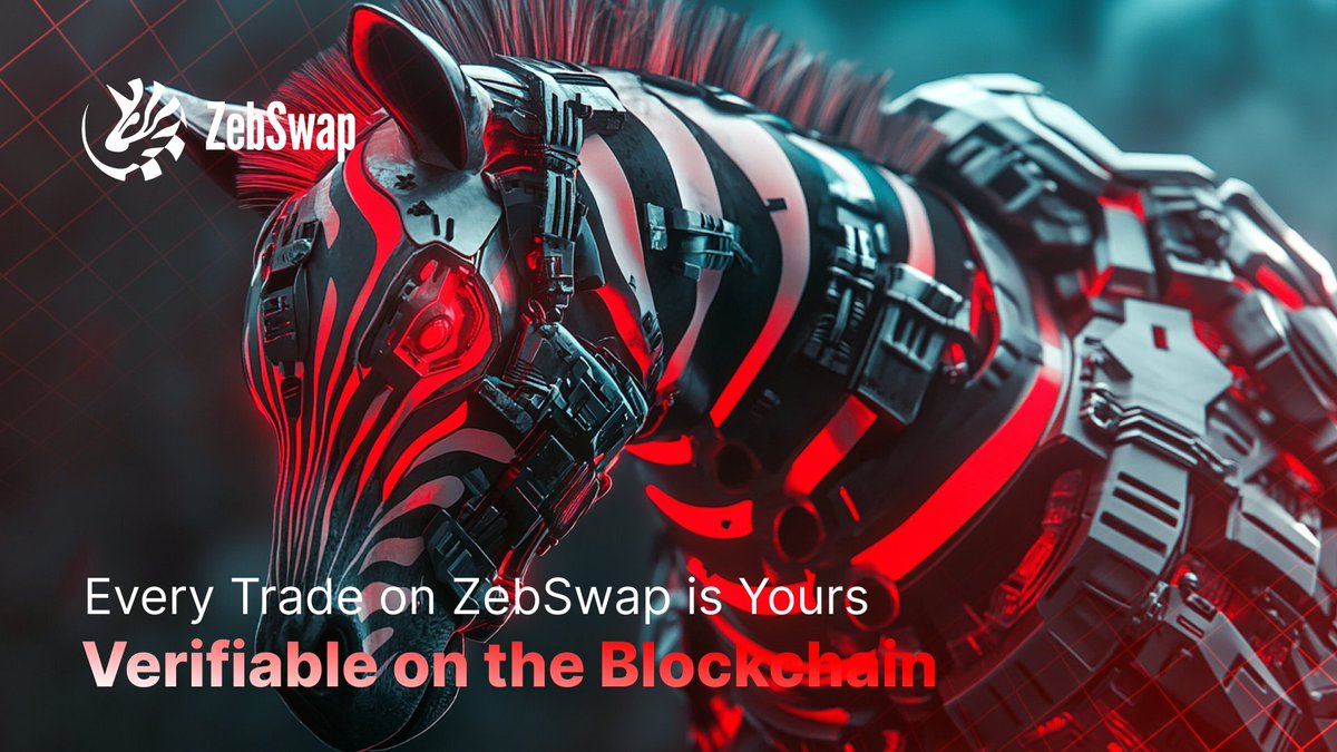 🌐 ZebSwap: Decentralized Trading Made Simple 🚀

Swap tokens instantly, 24/7, with no middlemen, no KYC, and full control of your funds. Discover emerging tokens, trade globally, and experience trustless, permissionless finance.

Join the future of DeFi today!

#ZebSwap #DeFi