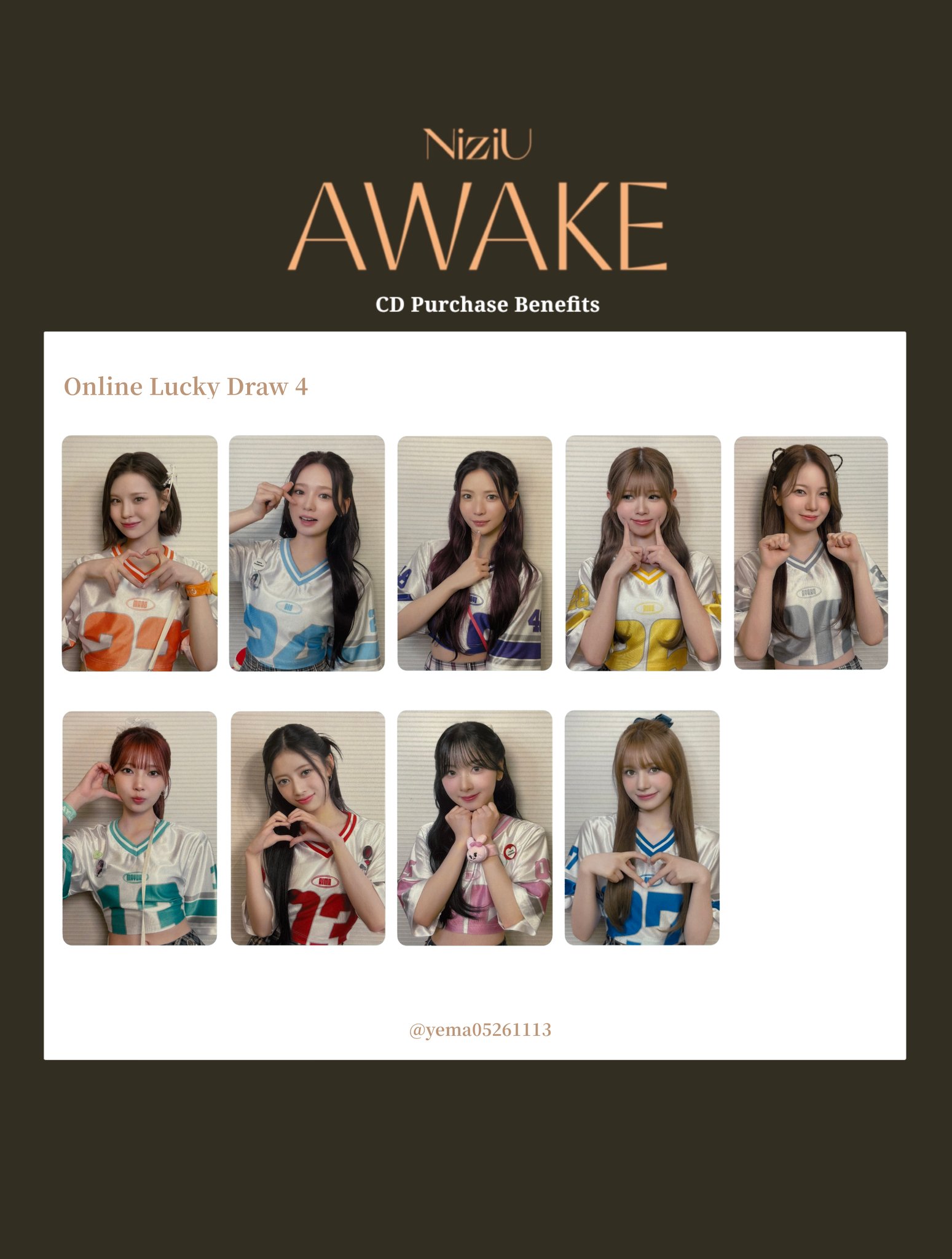 5/23まで！！NiziU AWAKE オフラインイベント 全員サイン会 アイドル