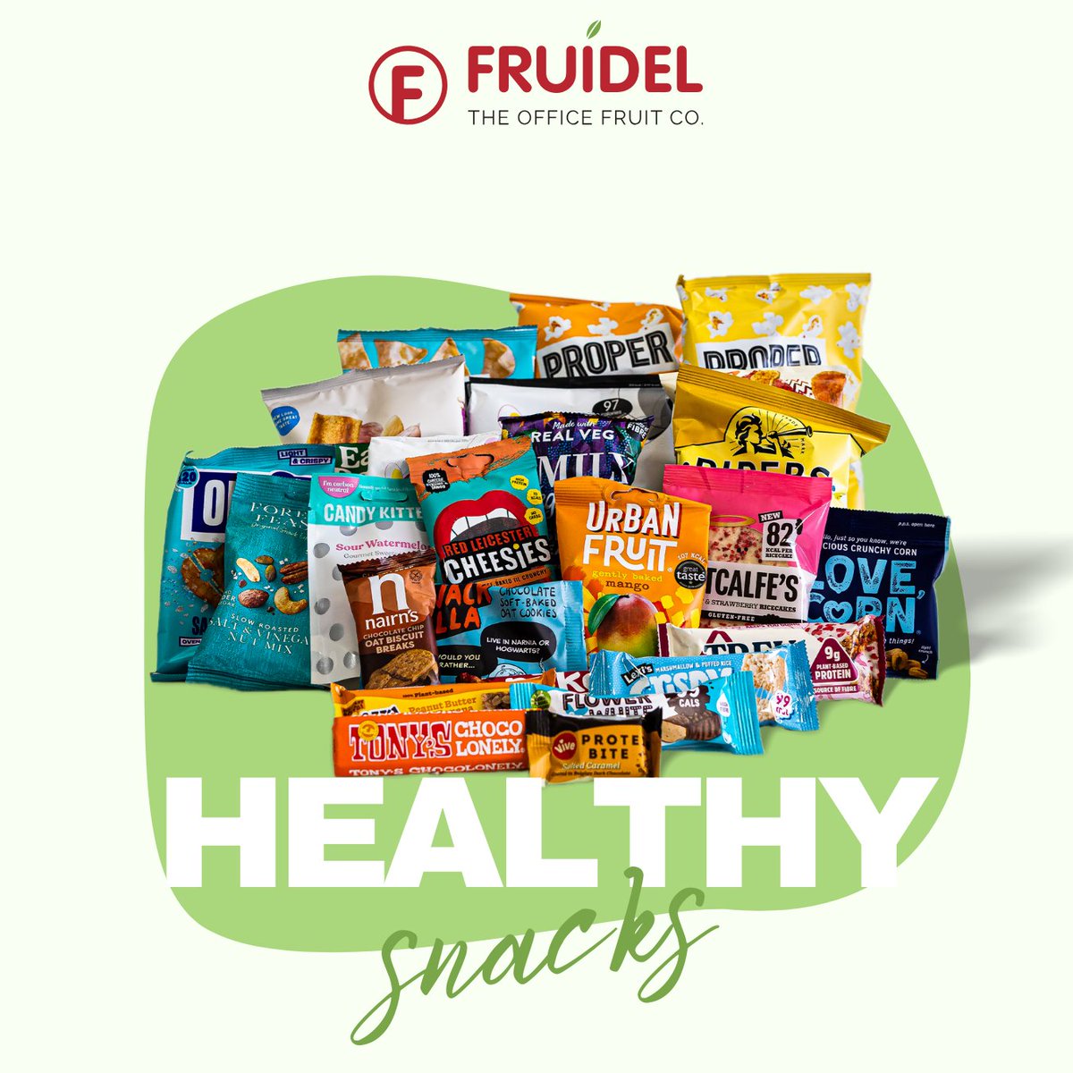 It isn't only fruit and milk, we also provide snack boxes filled nutritiously packed treats to spoil your team