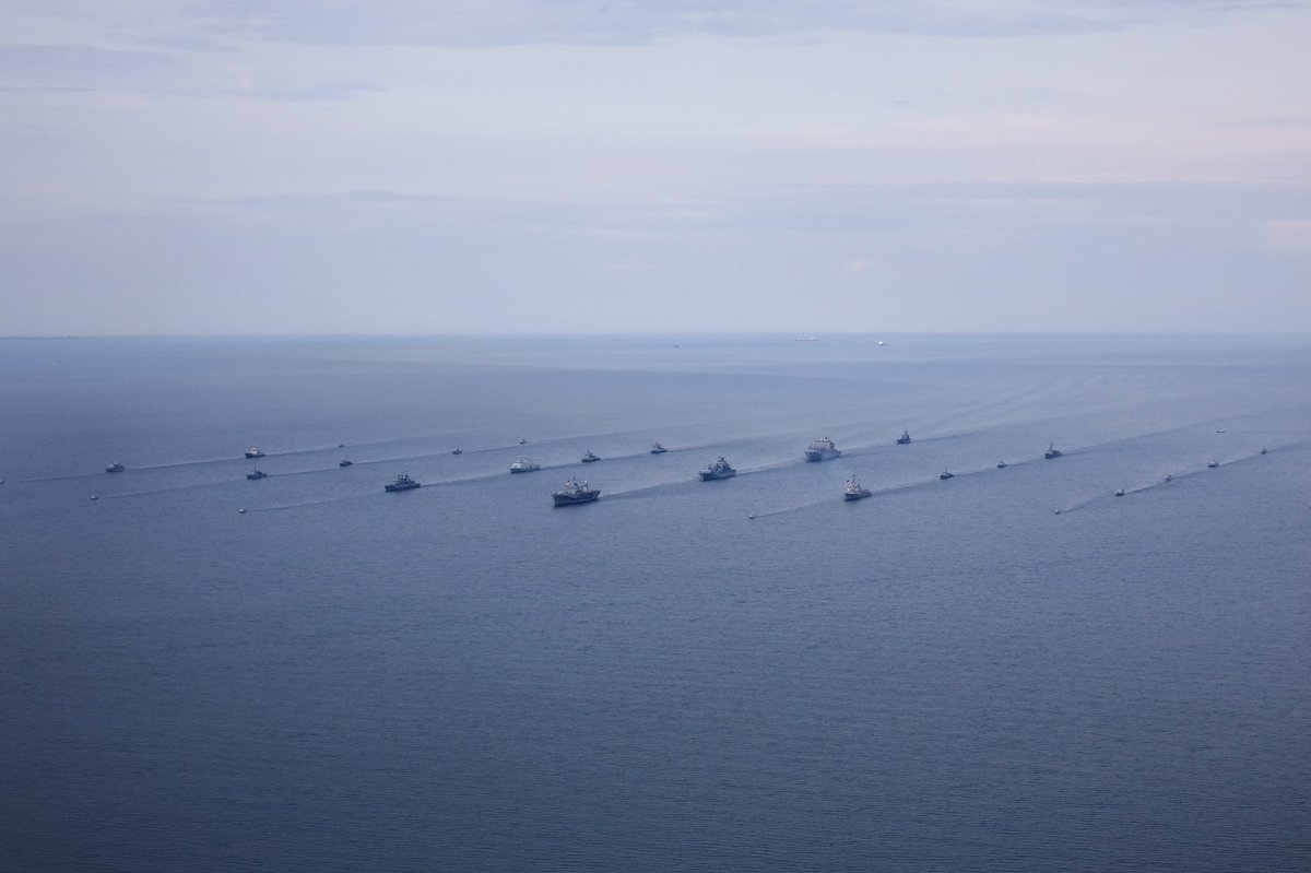 HMS Dasher (@hmsdasher) on Twitter photo A real privilege to be involved in yesterdays’ PHOTEX for #BALTOPS25
Coastal Forces Squadron at the front of their respective divisions, looking small compared to our #NATO comrades but no less mighty.
<a href="/HMSArcher/">HMS Archer</a>
<a href="/HMS_Smiter/">HMS Smiter</a>
<a href="/HMSExample/">HMS Example</a>
<a href="/HMS_Pursuer/">HMS PURSUER</a>
<a href="/HMS_Biter/">HMS Biter</a>
#NATOfirst A real privilege to be involved in yesterdays’ PHOTEX for #BALTOPS25
Coastal Forces Squadron at the front of their respective divisions, looking small compared to our #NATO comrades but no less mighty.
<a href="/HMSArcher/">HMS Archer</a>
<a href="/HMS_Smiter/">HMS Smiter</a>
<a href="/HMSExample/">HMS Example</a>
<a href="/HMS_Pursuer/">HMS PURSUER</a>
<a href="/HMS_Biter/">HMS Biter</a>
#NATOfirst
