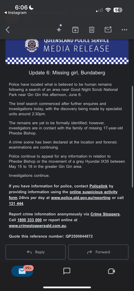 austinpollock_6's tweet image. #BREAKING: Police have possibly located the remains of missing teenager Pheobe Bishop, less than 24 hours since charging her roommates with murder. @6newsau