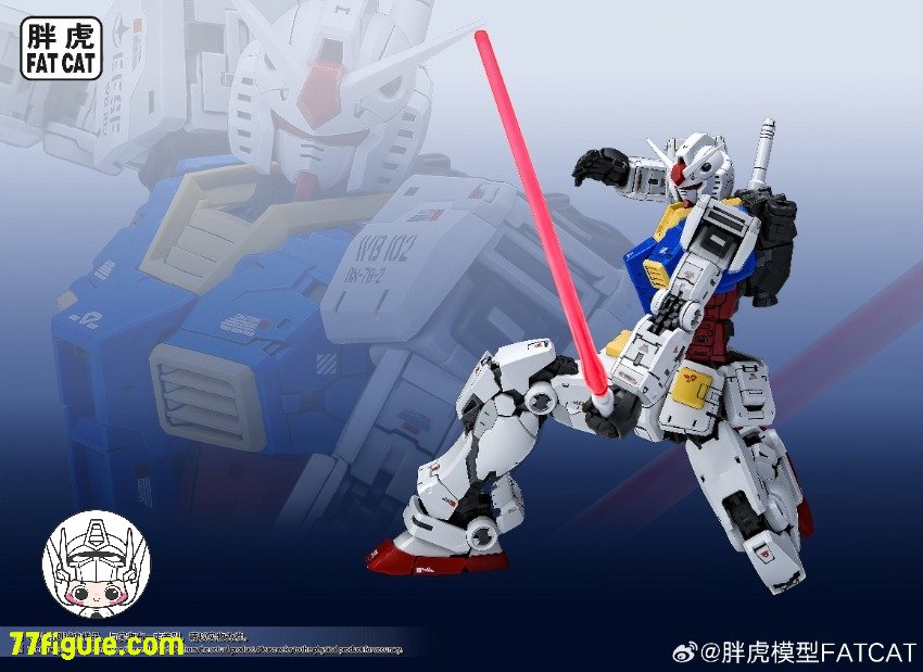 予約商品] Fat Cat 1/100 RX-78-2 ガンダム プラモデル 素材：ABS