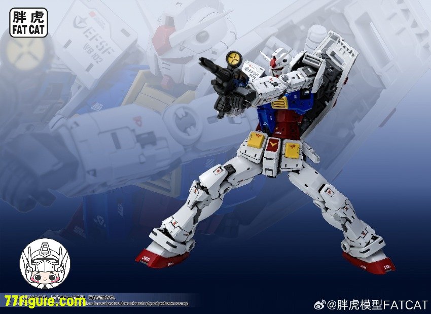 予約商品] Fat Cat 1/100 RX-78-2 ガンダム プラモデル 素材：ABS