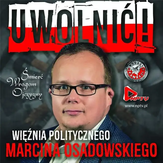 Uwolnić więźnia politycznego Marcina Osadowskiego!