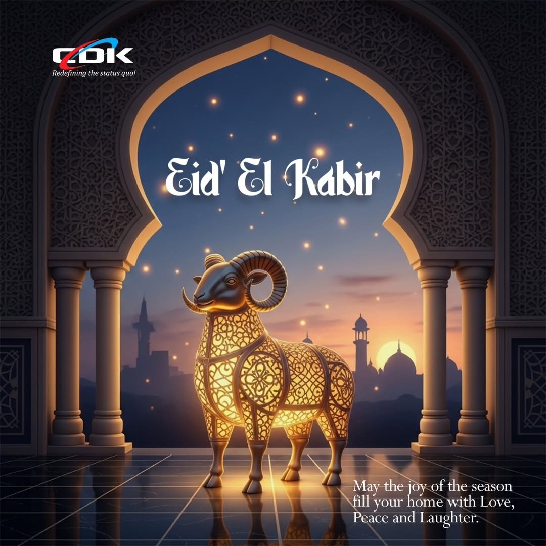 Wishing you an enjoyable and peaceful holiday.  EID EL KABIR