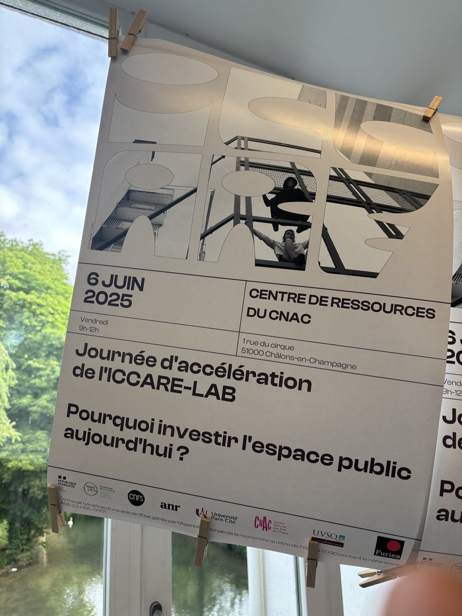 Le Pepr Icare est aujourd’hui au Cnac pour un débat sur l espace public et les arts de la rue ⁦<a href="/univ_paris_cite/">Université Paris Cité</a>⁩ ⁦<a href="/SFrPS/">SFPS</a>⁩ ⁦<a href="/Labo_I3SP/">Institut Sport-Santé</a>⁩