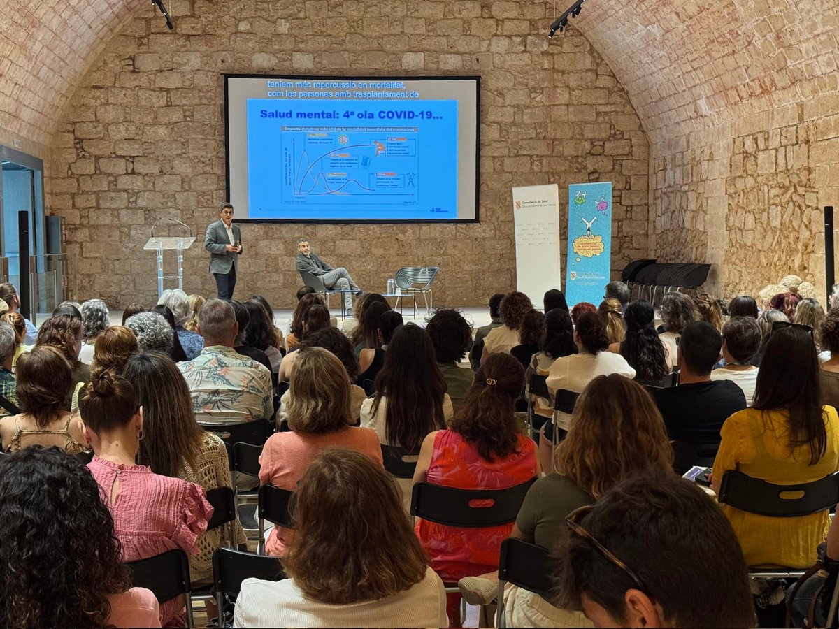 #CulturalMent

📣I Encontre de Cultura i Salut Mental

Ara, conferència principal "Arts en Salut. Implementació de projectes d'Art i Salut Mental"
✔️Josep Antonio Ramos-Quiroga
✔️Guillem d'Efak Fullana

📣Pots seguir-la per streaming:

us05web.zoom.us/j/88314424953?…
