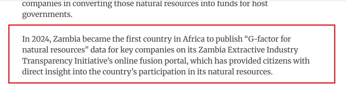Zambia EITI’s G-Factor reporting has been spotlighted in this week’s <a href="/CreamerMediaZA/">Creamer Media</a>'s publication. 

The report highlights <a href="/GemfieldsLtd/">Gemfields</a>'s  percentage of natural resource revenue paid to the Zambian government.
Read more at: miningweekly.com/article/gemfie…