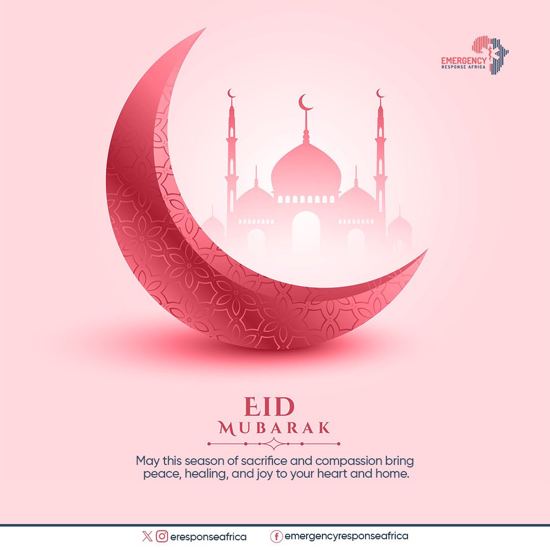 Eid Al-Adha Mubarak 🐐❤️ 
May Allah accept our sacrifices and bless us with joy, peace, and prosperity. 🤝🏼❤️ 
Wishing you a blessed and joyous Eid celebration 

EidAlAdhaMubarak 🎉