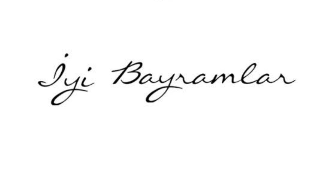 Herkese sevdikleriyle huzur ve barış içinde geçen sağlıklı mutlu bayramlar diliyorum