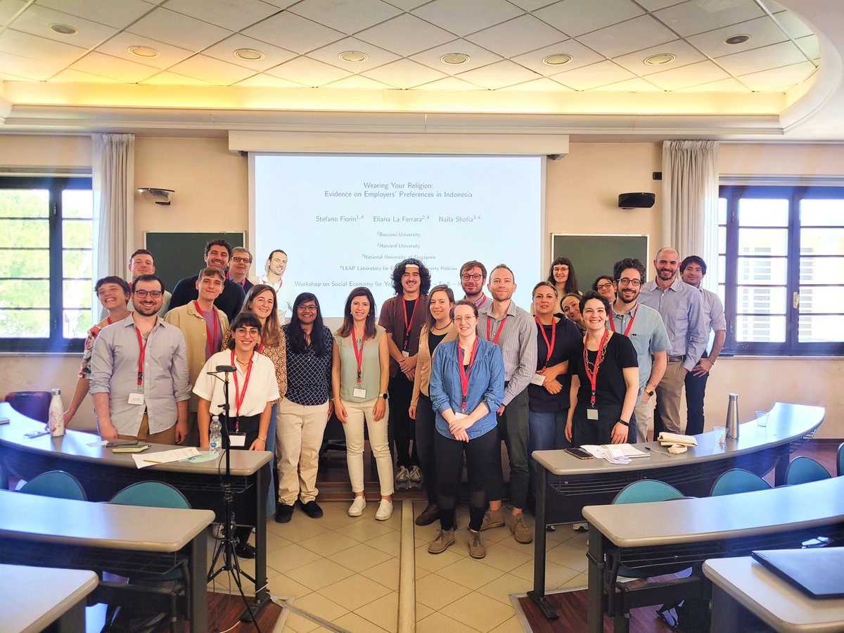FBK-IRVAPP (@fbkirvapp) on Twitter photo Our colleague Annalisa Tassi presented her paper, joint with Lieke Voorintholt, “The effects of monetary compensation on paid volunteers: Evidence from Germany” at The Young Economists Workshop on Social Economy <a href="/Unibo/">Università di Bologna</a>
<a href="/AICCONnonprofit/">AICCON Research Center</a>
<a href="/FBK_research/">Fondazione Bruno Kessler - FBK</a> Our colleague Annalisa Tassi presented her paper, joint with Lieke Voorintholt, “The effects of monetary compensation on paid volunteers: Evidence from Germany” at The Young Economists Workshop on Social Economy <a href="/Unibo/">Università di Bologna</a>
<a href="/AICCONnonprofit/">AICCON Research Center</a>
<a href="/FBK_research/">Fondazione Bruno Kessler - FBK</a>