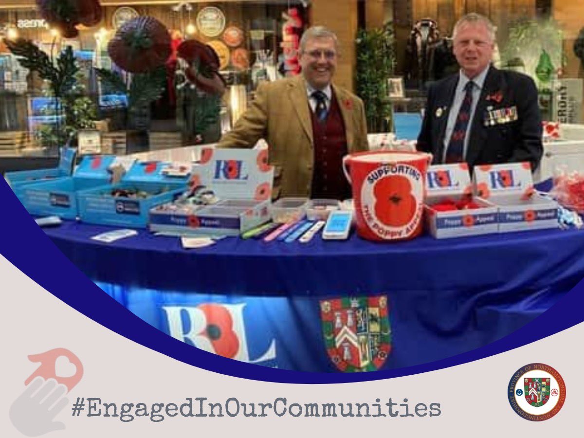 NorthantsHuntsMasons (@nhmasons) on Twitter photo As signatories of the Armed Forces Covenant, we show part of our commitment with volunteering for the <a href="/PoppyLegion/">Royal British Legion</a> annual Poppy Appeal.
#EngagedInOurCommunities
#VolunteersWeek
#Freemasons
#ArmedForcesCommunity
#ArmedForcesCovenant
<a href="/UGLE_GrandLodge/">United Grand Lodge of England</a> As signatories of the Armed Forces Covenant, we show part of our commitment with volunteering for the <a href="/PoppyLegion/">Royal British Legion</a> annual Poppy Appeal.
#EngagedInOurCommunities
#VolunteersWeek
#Freemasons
#ArmedForcesCommunity
#ArmedForcesCovenant
<a href="/UGLE_GrandLodge/">United Grand Lodge of England</a>