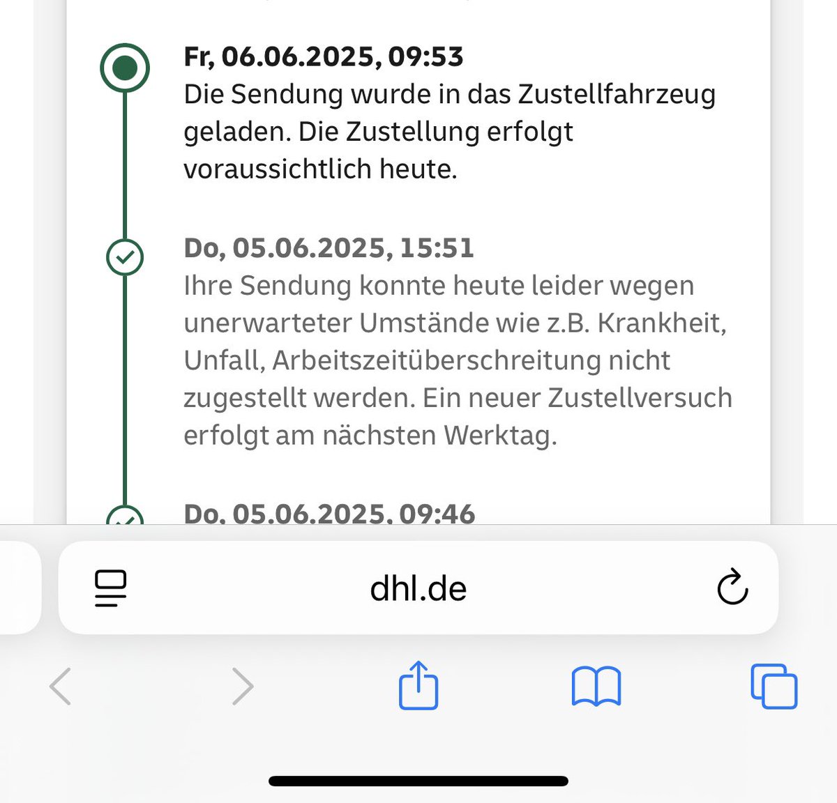Glaube ich euch nicht, ich hol mir den scheiss beim Fahrer ab, Bastarde