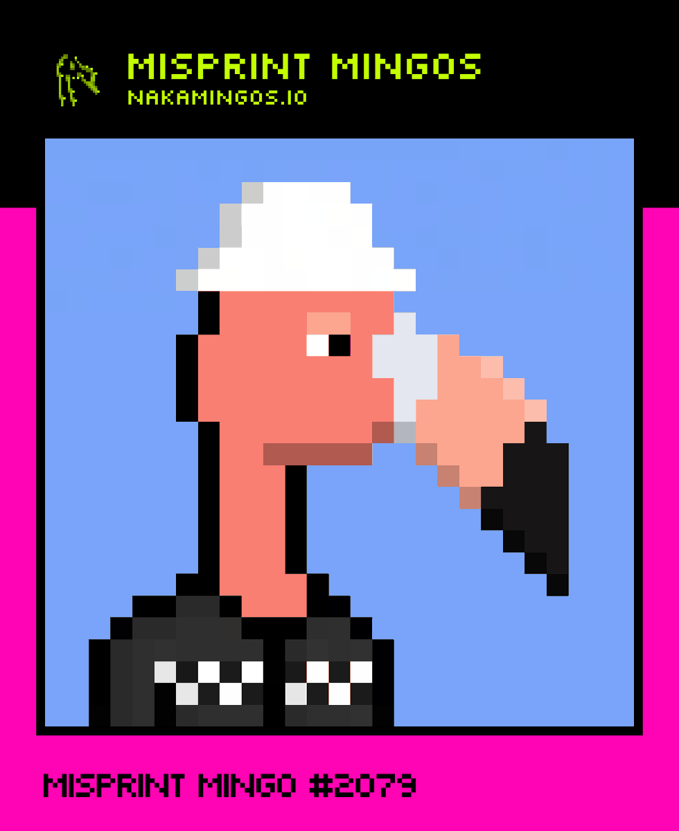 Nakamingos's tweet image. Misprint Mingo #2079 was SOLD!
For: 0.0075 ETH ($18.44)
Seller: 0xff31...d853
Buyer: copedealr.eth
etherscan.io/tx/0xfae78380d…