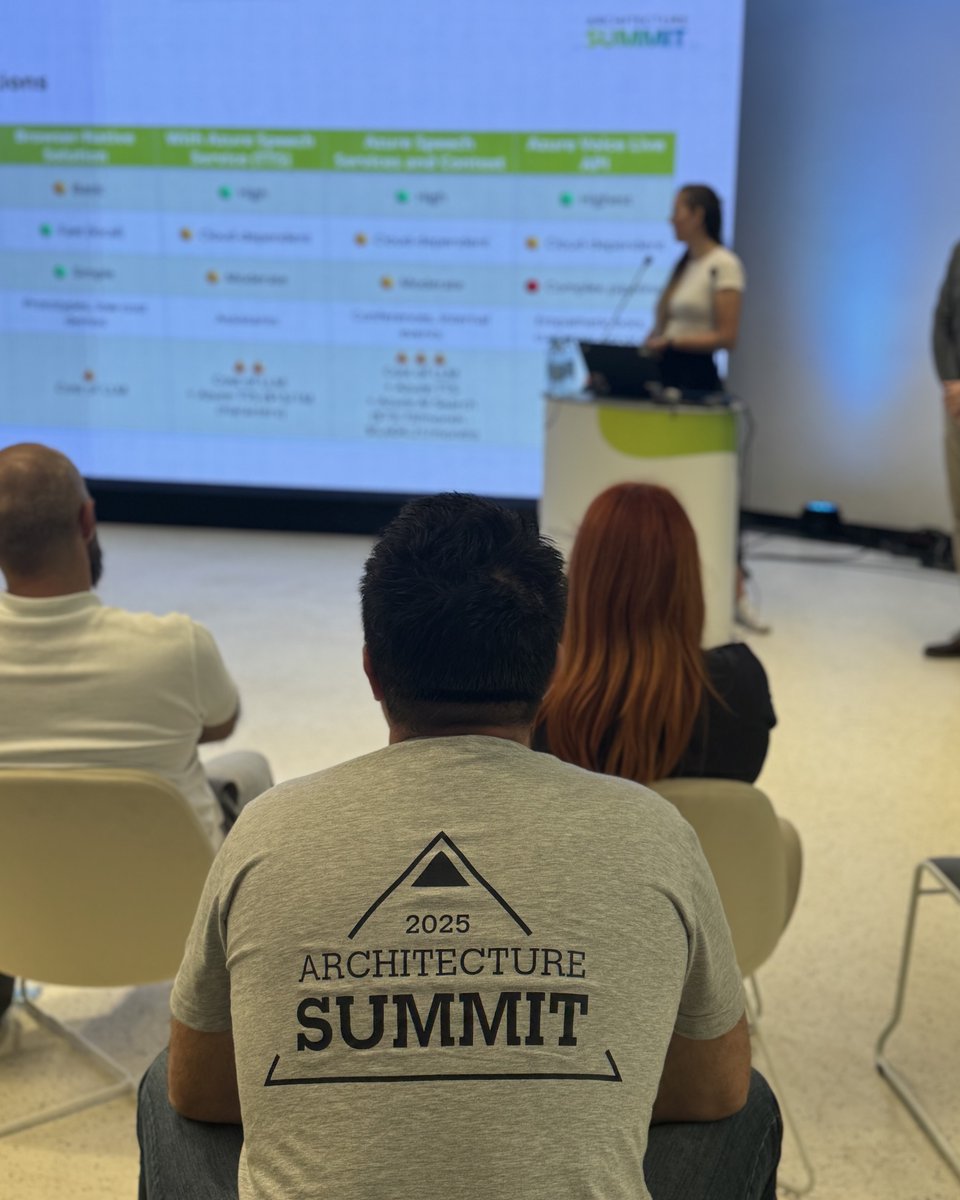 APIknowsIT's tweet image. Two days of sharp minds diving into the future of AI. #ArchitectureSummit2025 wrapped up with real talk on software design, AI and distributed systems.

#SoftwareArchitecture #AuthorityPartners #APknowsIT