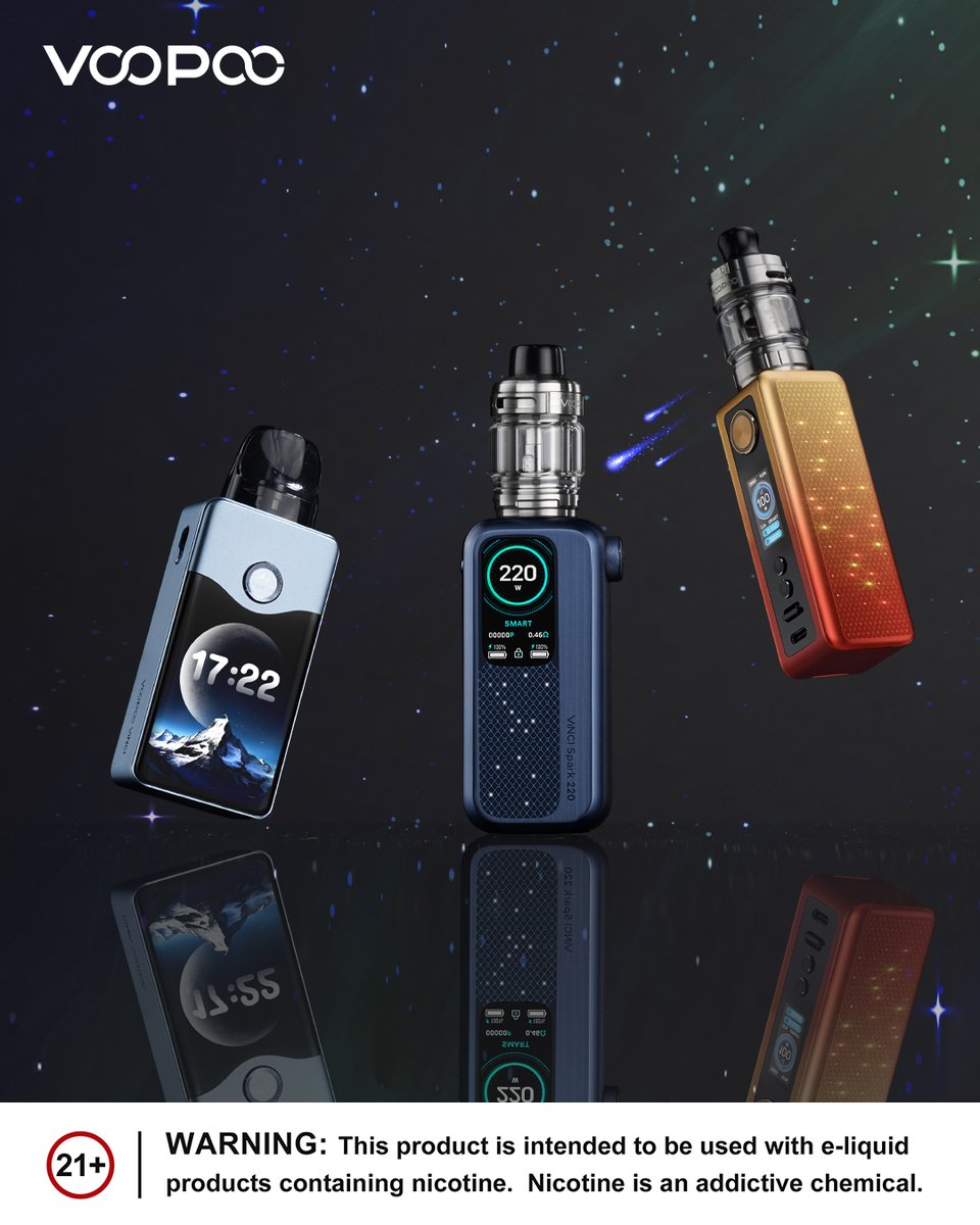 It's not just a device — the VOOPOO VINCI Series is your spark of inspiration, in your hand, every day.💫