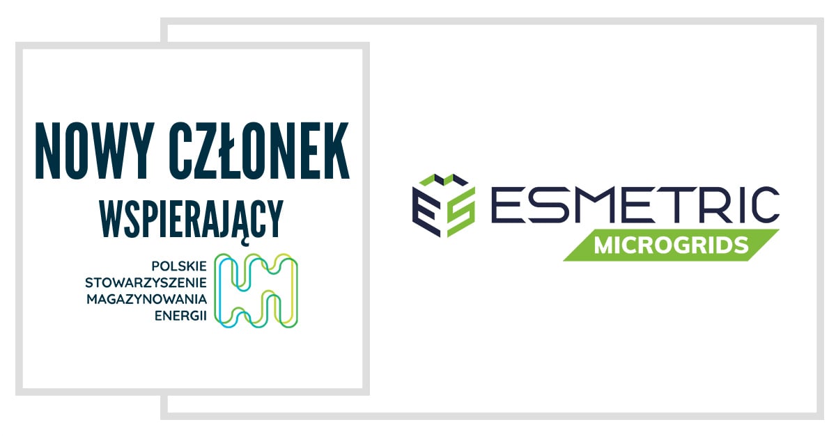 Z radością witamy Esmetric Microgrids w gronie członków wspierających PSME
Esmetric Microgrids to polska firma technologiczna, skoncentrowana na dostarczaniu kompleksowych rozwiązań dla mikrosieci energetycznych oraz systemów magazynowania energii.
Więcej: esmetric.pl