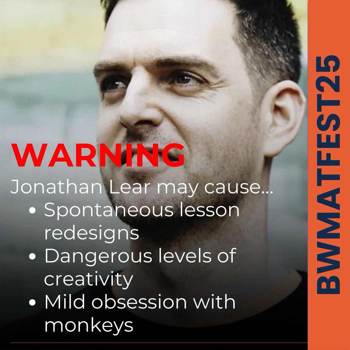 It’s like a staff meeting.
But with actual ideas you’ll want to use.
Tickets: bwmat.org/BWMATFest25/ 
#BWMATFest25