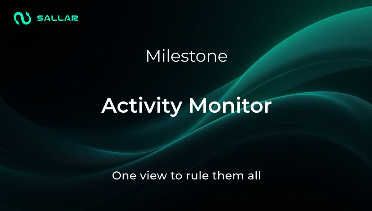 SALLAR $ALL | Solana Chain's DePIN π (@sallar_io) on Twitter photo GM! Until now, monitoring your devices meant clicking through each one ππ
Now weβre hitting the next milestone: Activity Monitor a single dashboard for every worker across mobile and web launching next Tuesday πβ‘οΈ
Activity Monitor unifies status lights, live runtime timers, GM! Until now, monitoring your devices meant clicking through each one ππ
Now weβre hitting the next milestone: Activity Monitor a single dashboard for every worker across mobile and web launching next Tuesday πβ‘οΈ
Activity Monitor unifies status lights, live runtime timers,