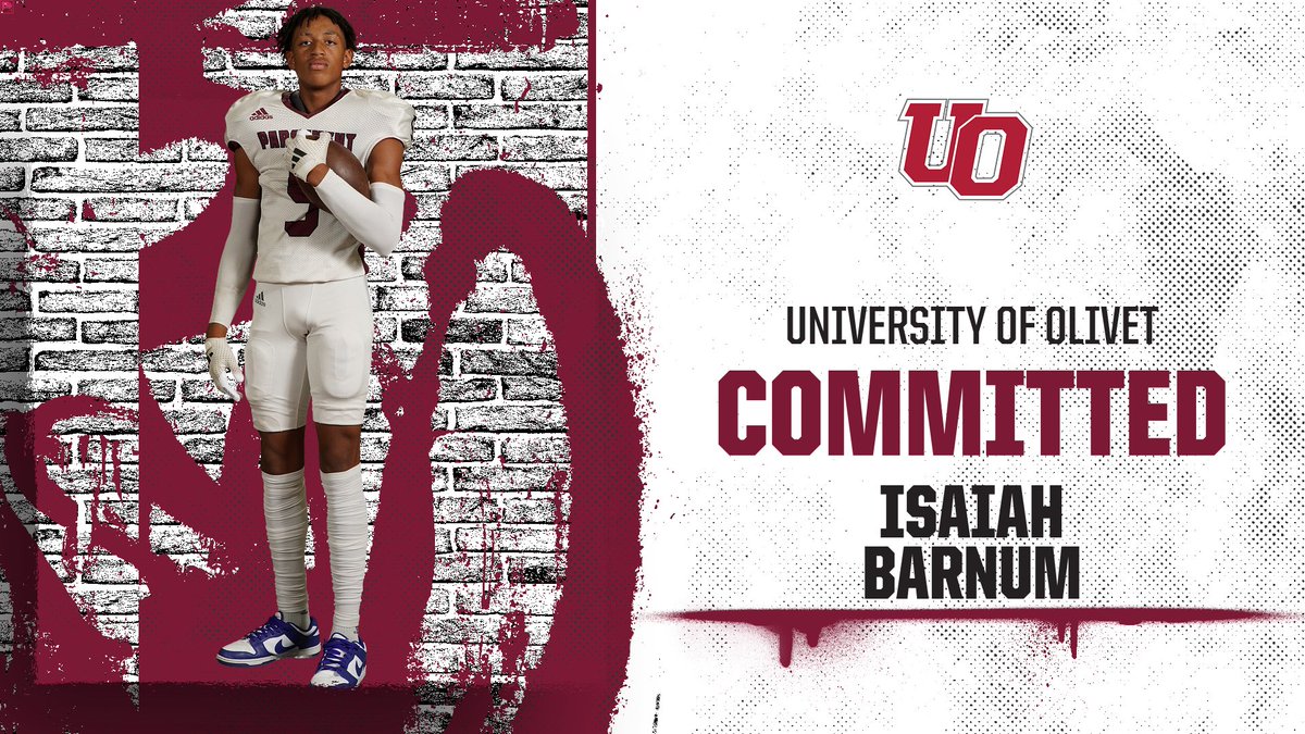Congratulations to Isaiah Barnum on committing to continue his academic and athletic career at the University of Olivet. 
Go Panthers!