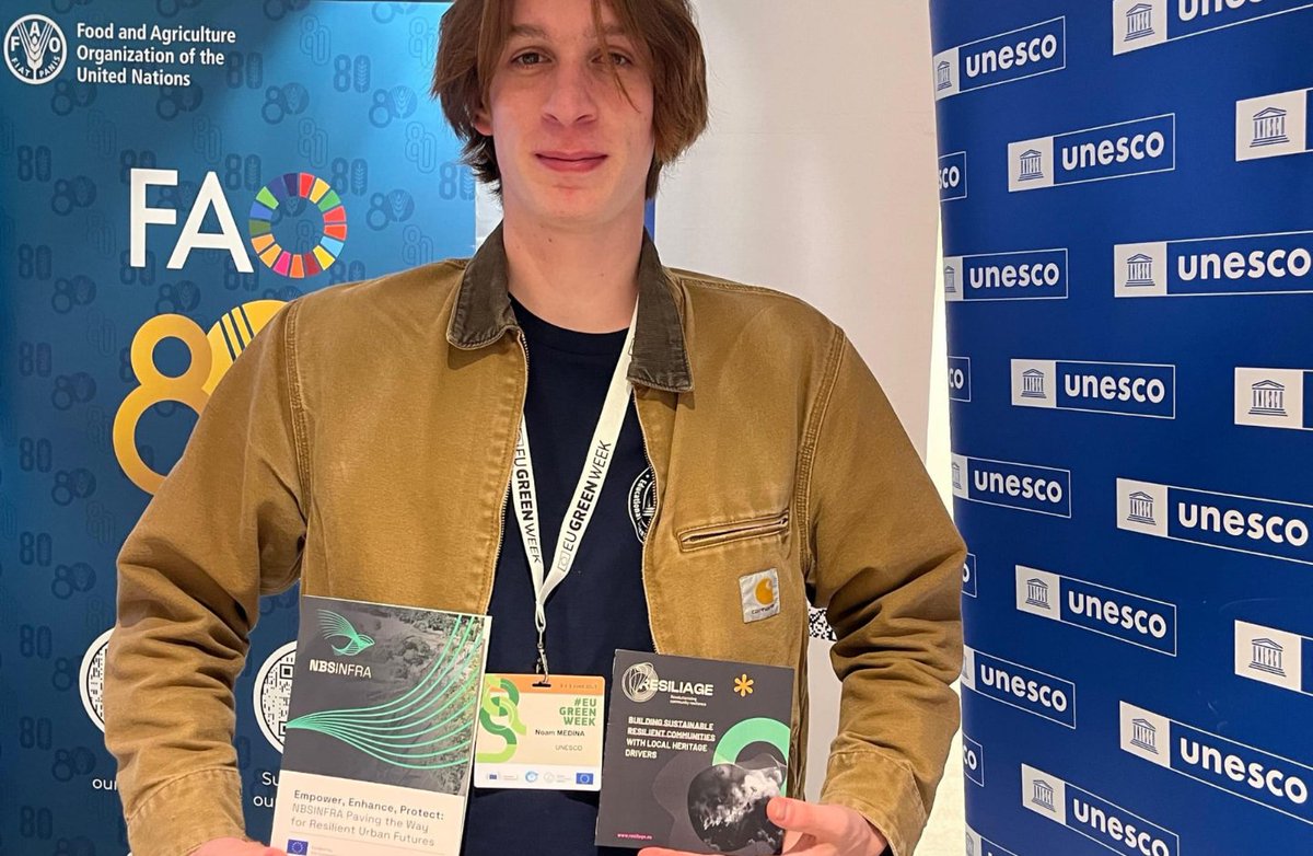 UNESCO EU (@unescoeu) on Twitter photo 🌿 We joined <a href="/UNinBrussels/">United Nations in Brussels</a> partners at #EUGreenWeek 2025 !
UNESCO showcased Biosphere Reserves & Global Geoparks as living labs for circularity & presented <a href="/HorizonEU/">Horizon Europe 🇪🇺</a> projects NBSINFRA & RESILIAGE.
Let’s keep building a greener tomorrow together! ♻️💚
bit.ly/4dQ7RuB 🌿 We joined <a href="/UNinBrussels/">United Nations in Brussels</a> partners at #EUGreenWeek 2025 !
UNESCO showcased Biosphere Reserves & Global Geoparks as living labs for circularity & presented <a href="/HorizonEU/">Horizon Europe 🇪🇺</a> projects NBSINFRA & RESILIAGE.
Let’s keep building a greener tomorrow together! ♻️💚
bit.ly/4dQ7RuB