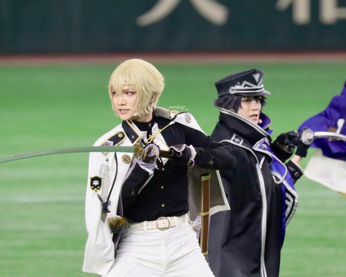 2025.06.06 巨人コラボナイター始球式 髭切役 三浦宏規さん 水心子正秀