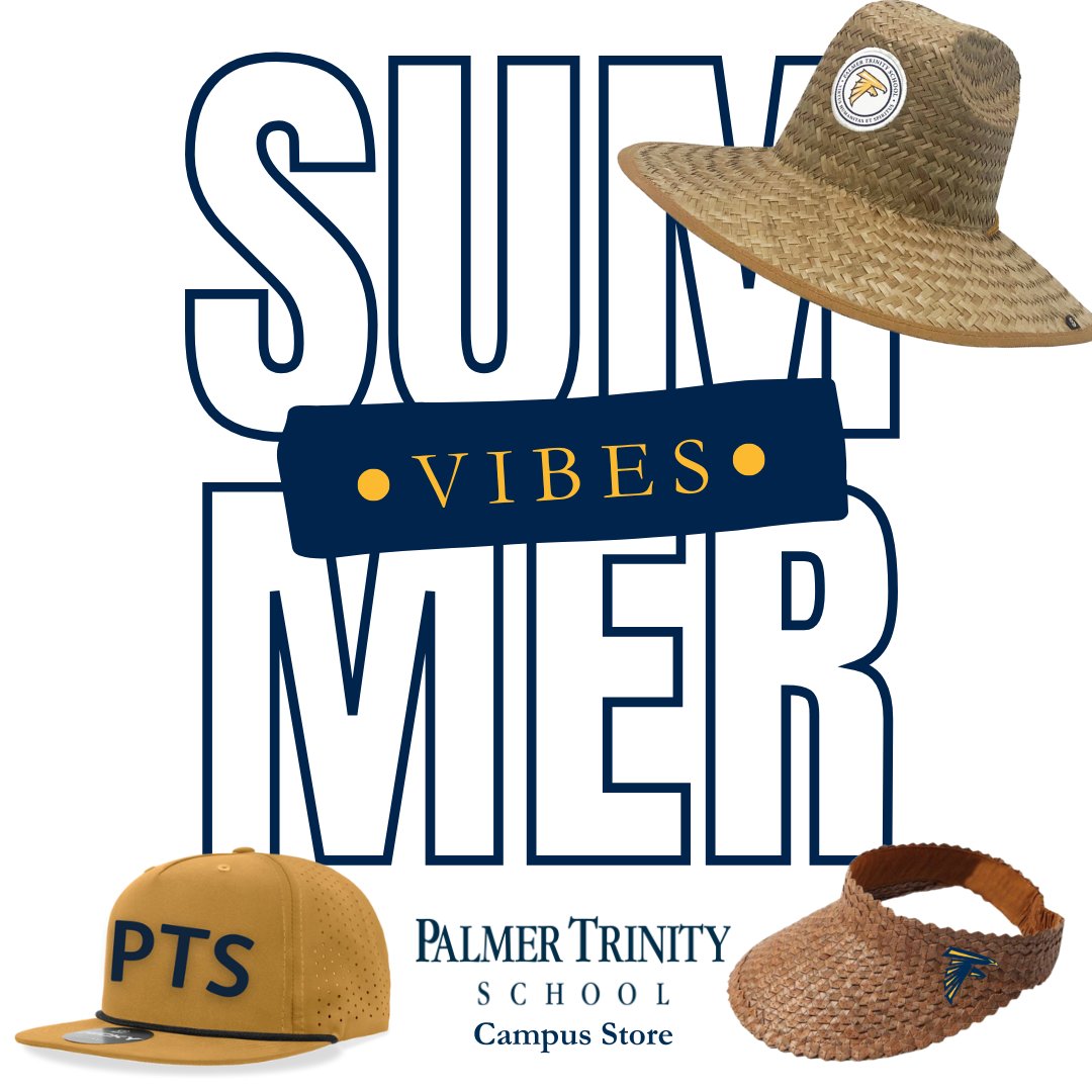 #SummerVibes 😎
A quick reminder to our #PTSCommunity: the Palmer Trinity School Campus Store is open online all summer long!

☀️ Stock up on spirit gear and essentials from anywhere, anytime.
🛍️ Shop here: tinyurl.com/yxwvy3pv

#PalmerTrinity #PTSFalcons #FalconPride