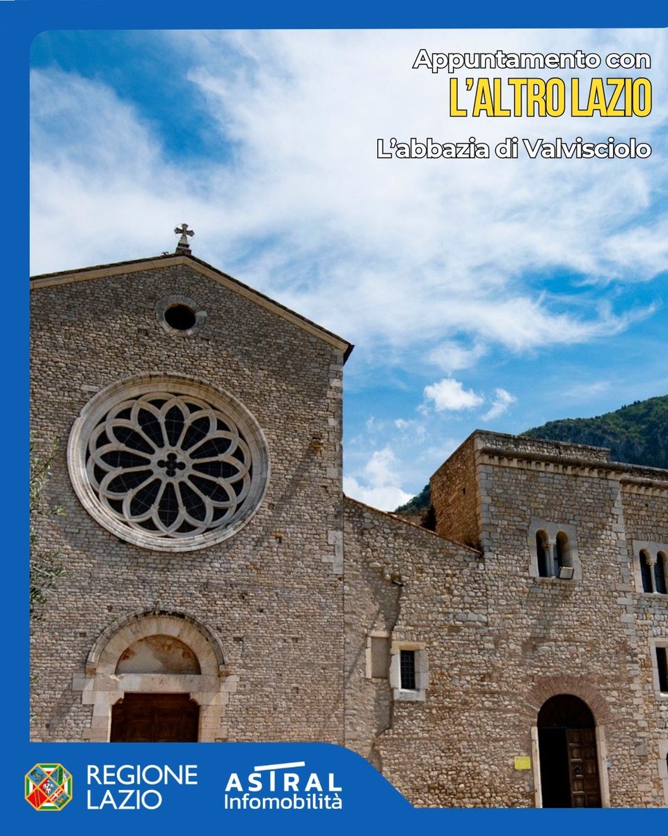 ✅Appuntamento con "L'altro Lazio" 

👉L'ABBAZIA DI VALVISCIOLO👈

tinyurl.com/5cm3wn7p