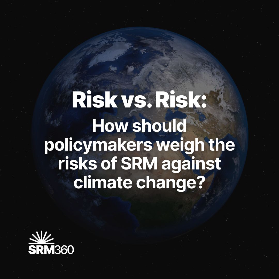 Should climate interventions be evaluated like cancer treatment – weighing serious side effects against the disease itself?

Our new piece explores how to compare the risks of #SolarGeoengineering vs. uncontrolled climate change.

📖 Read our analysis: buff.ly/UroHmAI