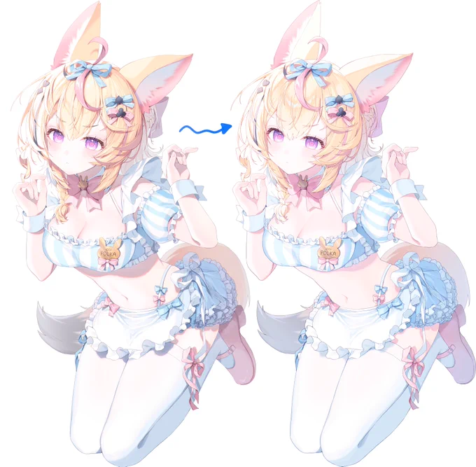 透明感を意識して塗り直しました