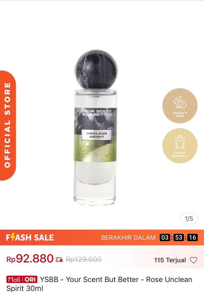 Parfum yang wanginya seger kaya habis mandi jadi under 100k udah dapet full size‼️

🔗 tinyurl.com/ysbbuncleanspi…