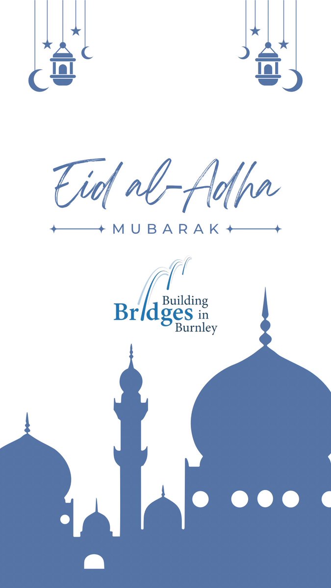 B_B_Burnley's tweet image. Today, Muslims around the world mark Eid al-Adha with prayer, reflection, and time with loved ones. Warm wishes to all who are celebrating.
#EidAlAdha #EidMubarak #BuildingBridgesBurnley #InterfaithUnderstanding #FaithInBurnley #CommunityRespect