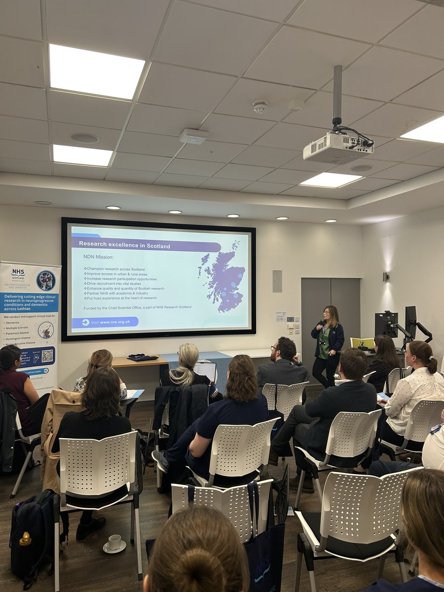 Delighted to welcome <a href="/cathmummery/">Prof Cath Mummery</a> and colleagues from
<a href="/NRS_NDN/">Neuroprogressive and Dementia Research Network 🌐</a> <a href="/NHSResearchScot/">NHS Research Scotland</a> <a href="/NHS_Lothian/">NHS Lothian</a> <a href="/EdinburghACCORD/">ACCORD</a> <a href="/alzheimerssoc/">Alzheimer's Society</a> <a href="/EdinburghCRF/">EdinburghCRF 💙</a> to showcase dementia research and services in Lothian. Tremendous enthusiasm on a wet Friday afternoon!