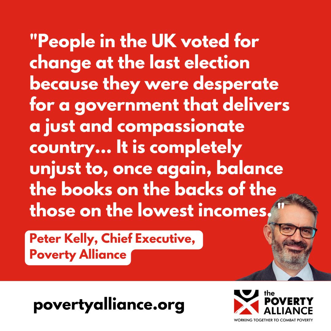 We built our social security system to be there for all of us when we need. We're working with our members across Scotland to stand up for it. 
povertyalliance.org/news-chancello…