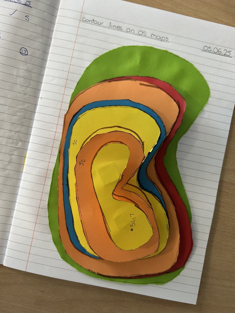 S3 creating 3D models to understand contour lines on an OS Maps 🗺️ well done team 👏🏻 rewarded with a competitive game of geoguesser! 🌎 <a href="/stninianshs/">St Ninian's HS</a> <a href="/DavidKillin/">Mr Killin</a>