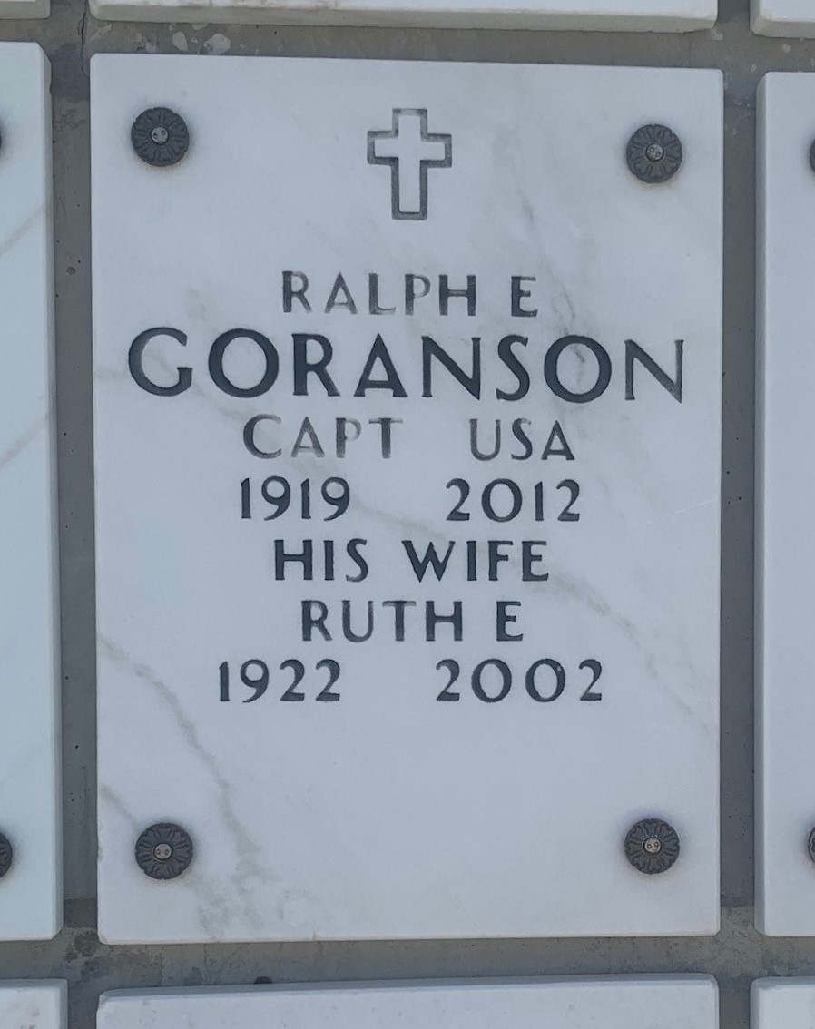 Today we honor all who served at D-Day, including U.S. Army Capt. Ralph Goranson, who led the Rangers of Charlie Company, 2nd Ranger Battalion at Omaha Beach on June 6, 1944. He is interred in Court 7 of Arlington National Cemetery’s Columbarium, Section 63.