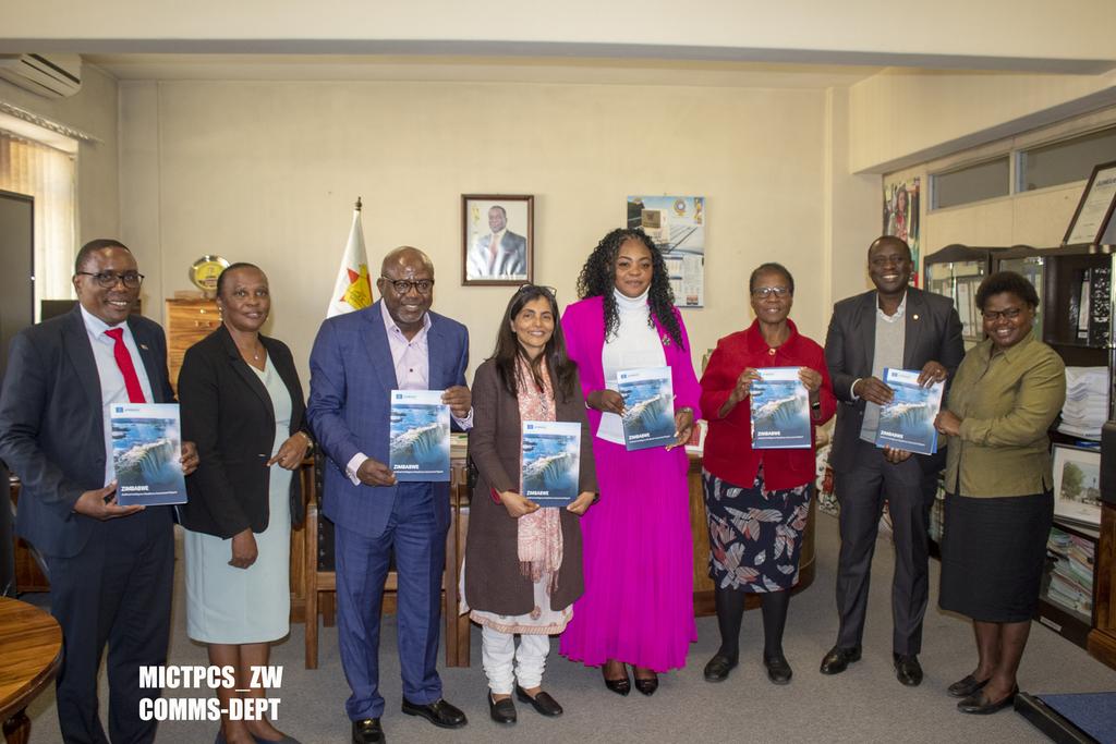 Honoured to host UNESCO Regional Director for Southern Africa, Ms. Nisha &amp; her team as they presented the final draft of Zimbabwe's AI Readiness Assessment Methodology (RAM) a key joint initiative between my Ministry &amp; <a href="/UNESCO/">UNESCO 🏛️ #Education #Sciences #Culture 🇺🇳</a>.  

This report will guide our practical &amp; tailored