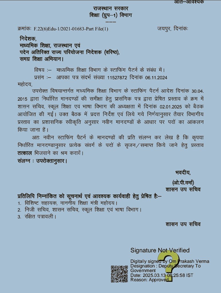 राजस्थान में शिक्षा का स्तर अपने निम्नतम स्तर पर है।
जहां आज दुनिया #AI की और तेजी से बढ़ रही है वहीं अधिकारी स्कूल से #कंप्यूटर_शिक्षा को खत्म करने पर तुले है।
अब #कंप्यूटर_अनुदेशक कंप्यूटर नहीं पढ़ाएगा, किताबें बांटेगा।
क्योंकि कंप्यूटर इनके लिए कुछ नहीं है 
<a href="/madandilawar/">Madan Dilawar</a>