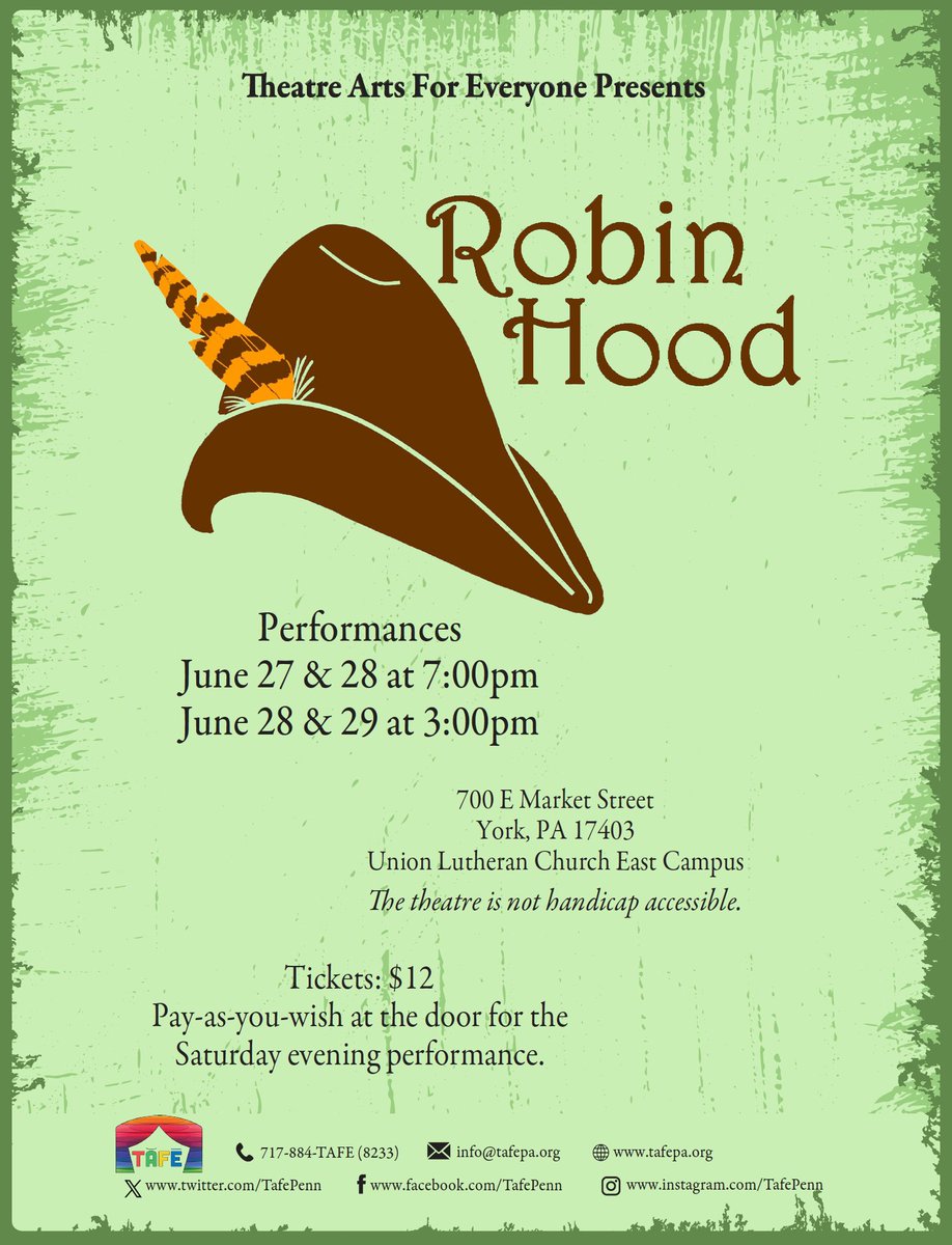 Theatre Arts for Everyone (@tafepenn) on Twitter photo 